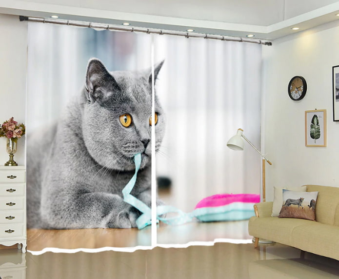 3D завеси в хола