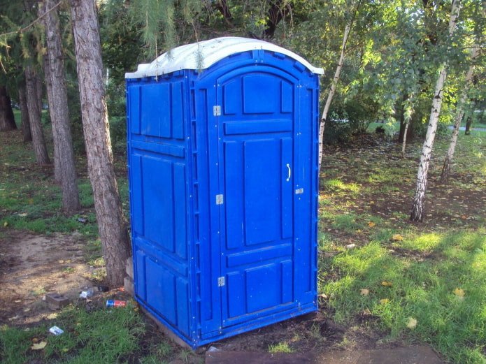 синя биотоалетна