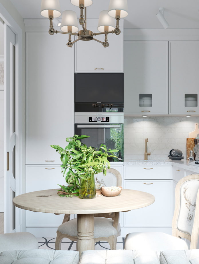 Висока кухня cabinets