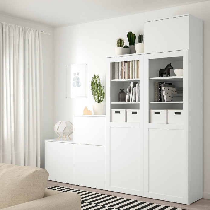 бели мебели ikea