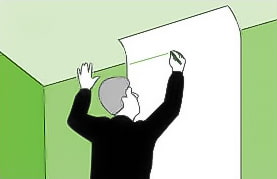 Как сами да залепите винилови тапети: инструкции, снимки и видеоклипове. как се лепи тапет