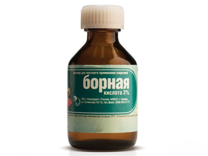 Борна киселина срещу варовик