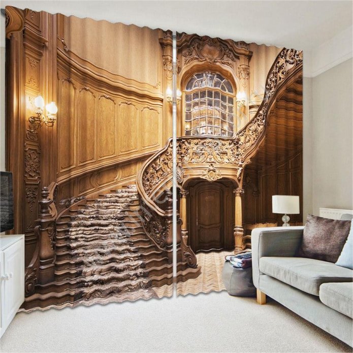 Photo curtains