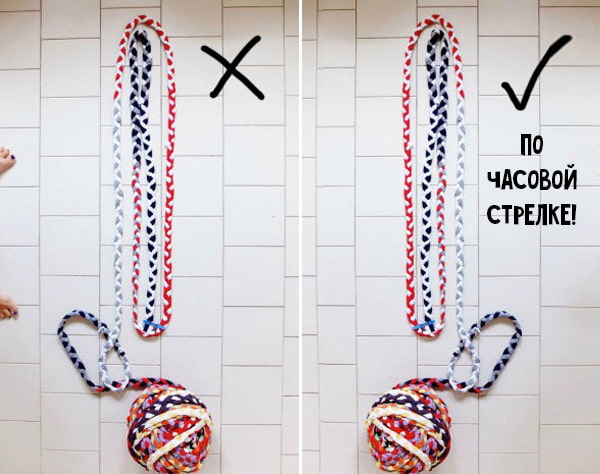 Сгънете плитката