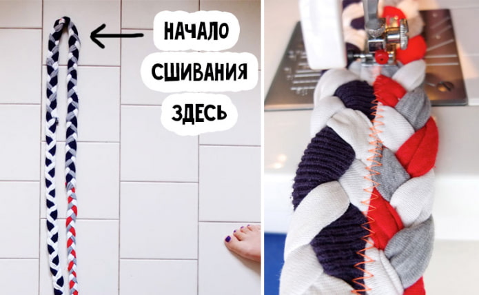 Зашийте плитката