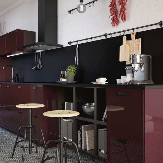 цветна кухня ikea