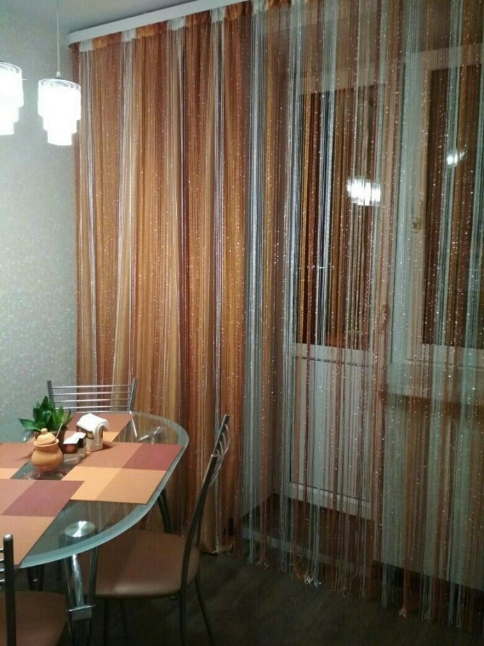 муселин в кухненския интериор