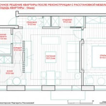 Как да декорирате апартамент от 54 кв. m?-17