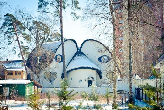 къща с очи в Сестрорецк