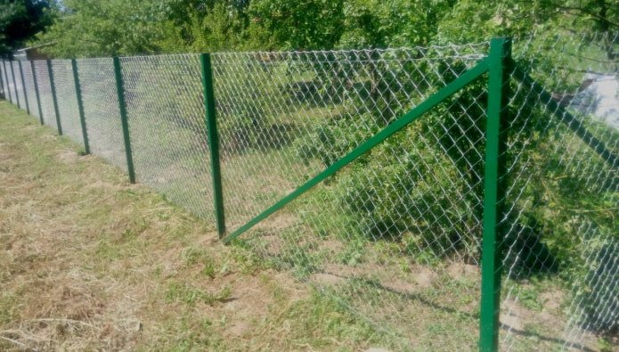 Chain-link fence