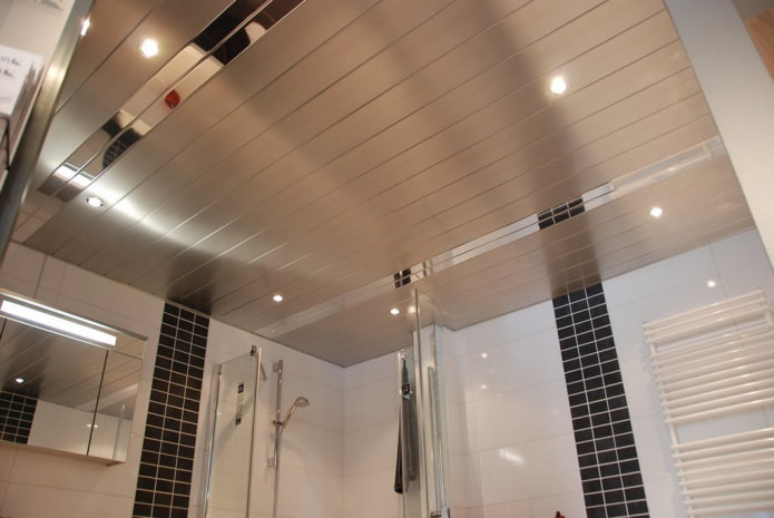 slatted wall structure grey