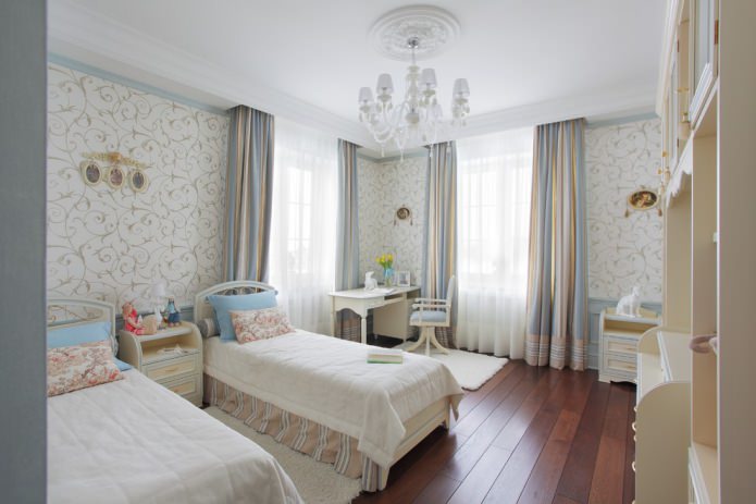 пердета в детска стая в класически стил style