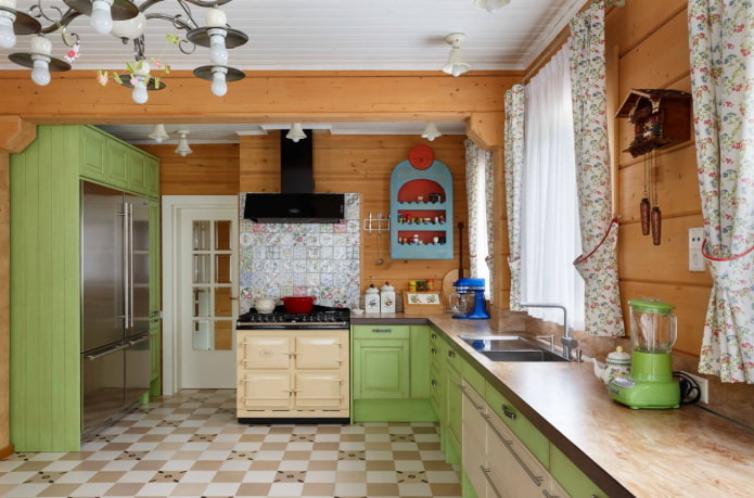 зелени акценти в кухнята