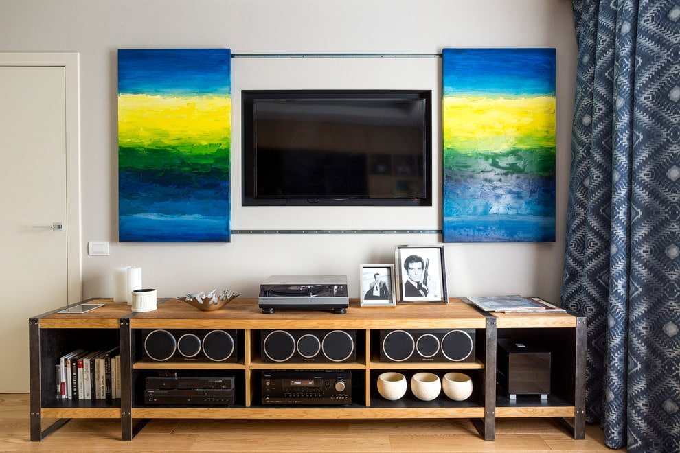 TV on the wall