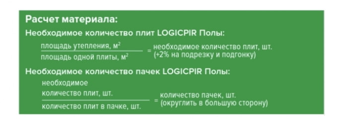 розрахунок матеріалу