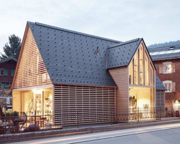 Рейка в дизайні фасаду