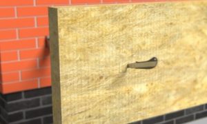 Крок 8 – прорізи в плитах мінеральної вати