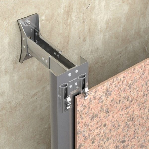 Неутеплений навісний фасад з керамограніта