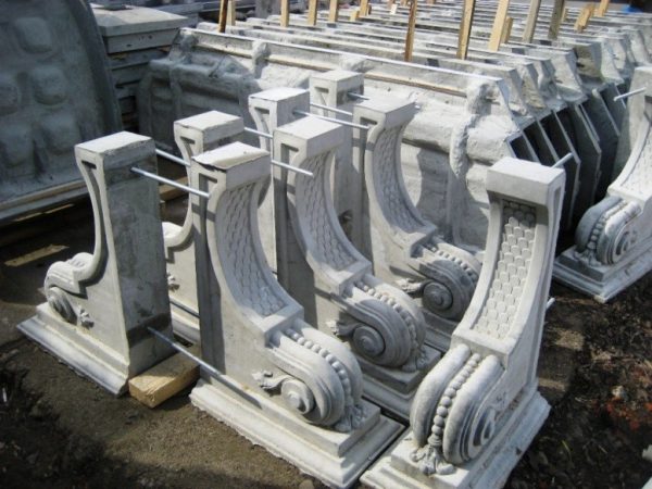 Фасадні елементи залізобетонні зі скловолокна