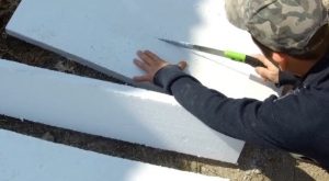 Крок 1 - нарізка смужок