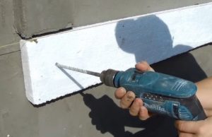 Крок 5 - свердління для механічного кріплення