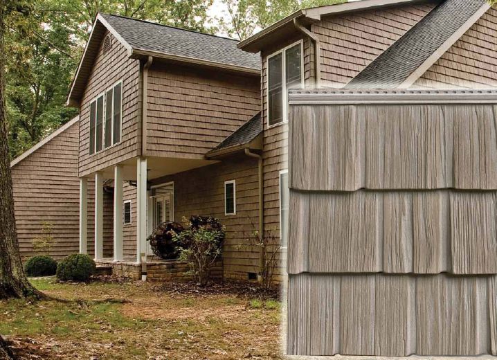 Цокольний сайдинг під черепицю