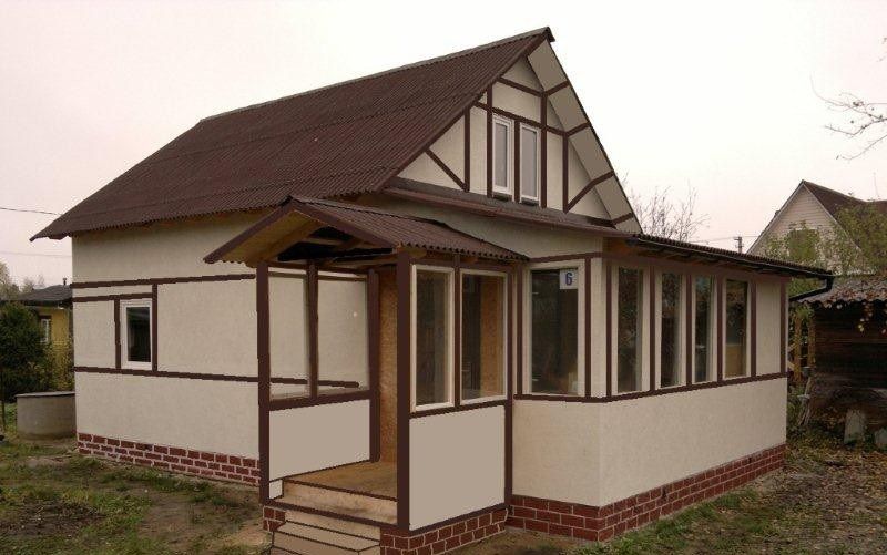 Декоративна обробка зовні. Забарвлення