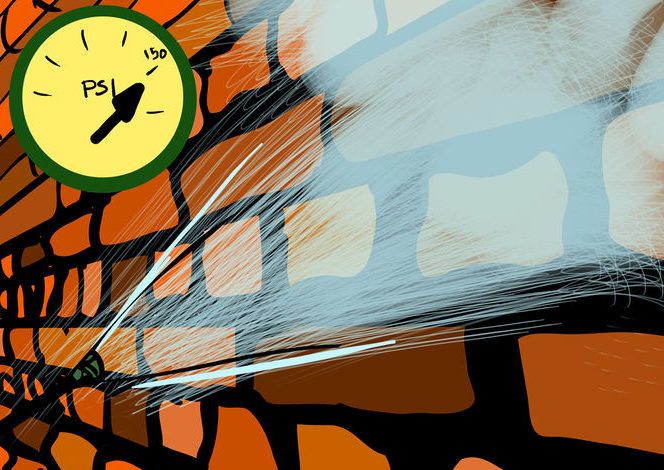 Якщо ваші стіни сильно забруднені, використовуйте спеціальну мийку високого тиску.