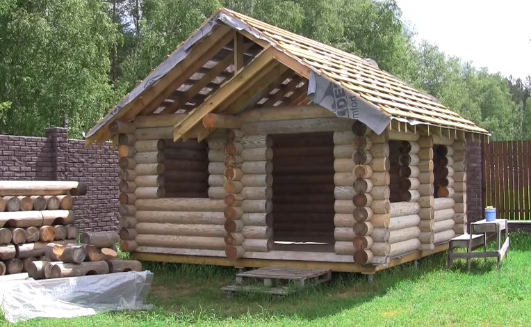 Фасад перед нанесенням лаку