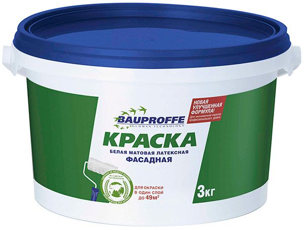 Фарба фасадна біла матова BAUPROFFE