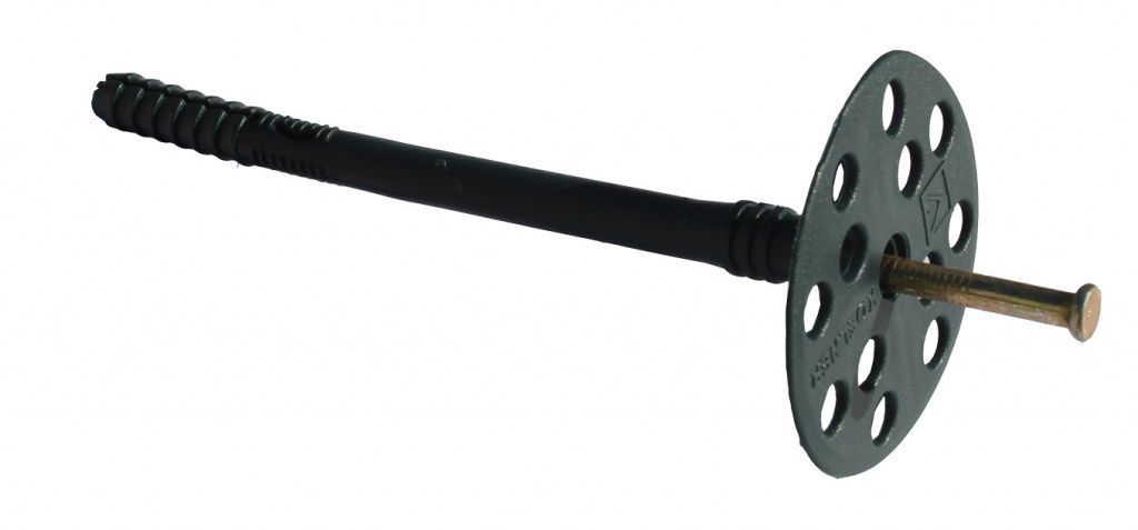 Фасадні дюбелі з металевим стрижнем