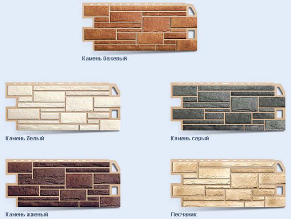 Фасадні панелі з каменю ПВХ