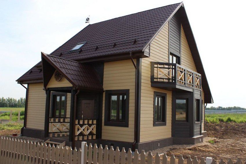 Фіброцементні панелі Латоніт на фасад приватного будинку