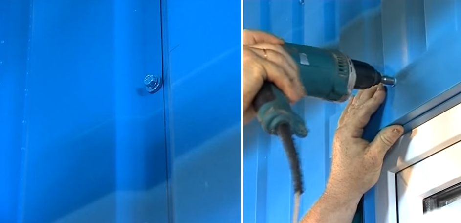 Кріплення профнастилу та лиштв