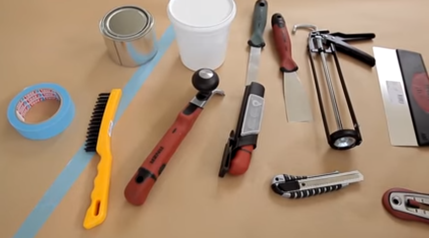 Інструменти для фарбування вікон