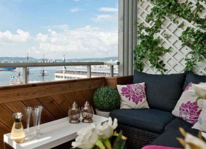 Інтер'єр балкона в стилі прованс