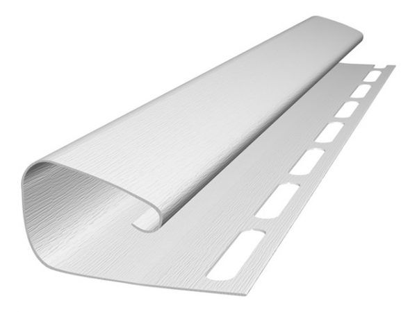 J-профіль для сайдингу 3050 мм NORDSIDE, білий