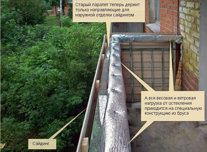 Дерев'яна конструкція, яка буде нести навантаження від скління
