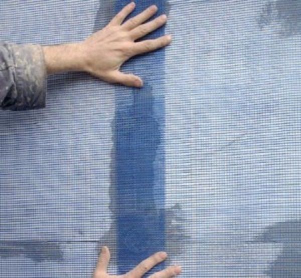 Кріпимо полотна внахлест