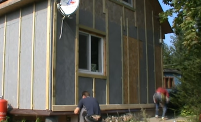 Кріплення першої панелі