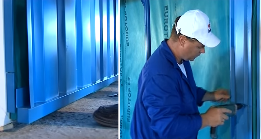 Кріплення профнастилу