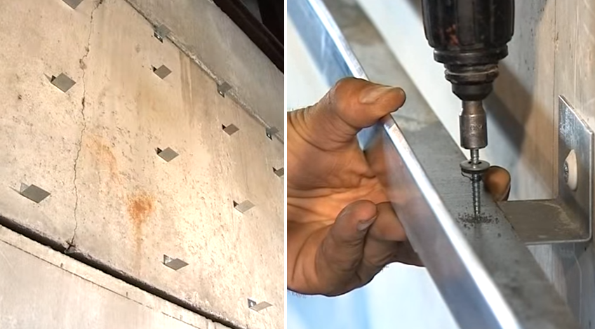 Кронштейни і кріплення до них несучого профілю