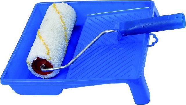 Ванночка для фарби, валик