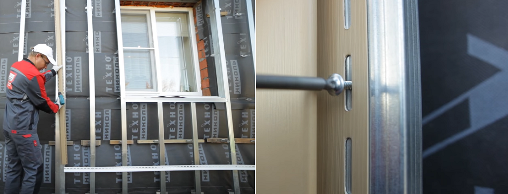 Установка стартової планки і з’єднувального профілю