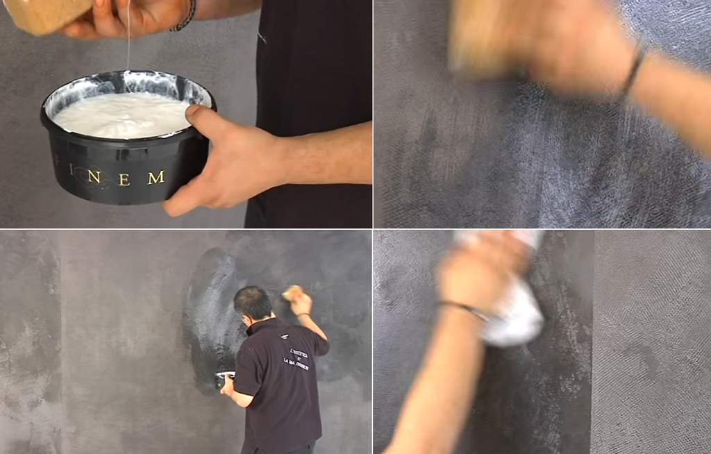 Нанесення просочення на декоративну штукатурку