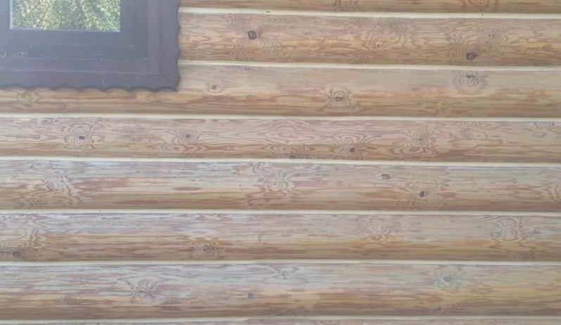 Оброблені шви колод