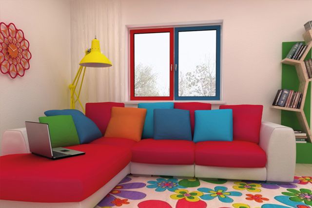 Зверніть увагу - не обов'язково фарбувати обидві двері в один відтінок.