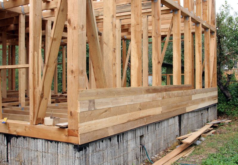 Обшивка каркасного будинку дошками по горизонталі