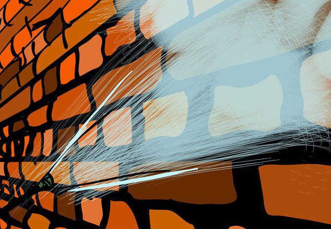 Очистіть стіни шлангом