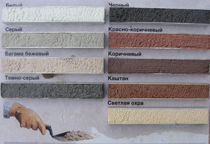 Відтінки затирки